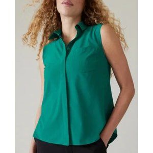 New Athleta L Everlasting Tank Emerald Green Large